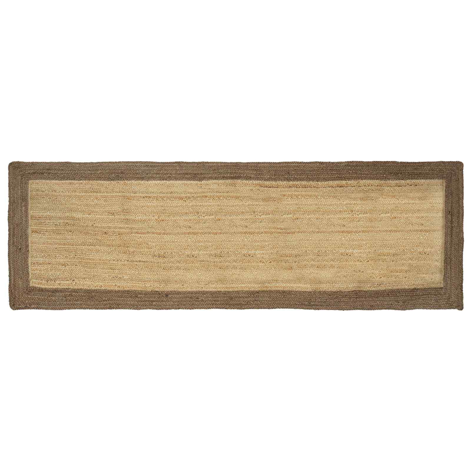 Bereichsteppiche Grau 80 x 200 cm Jute