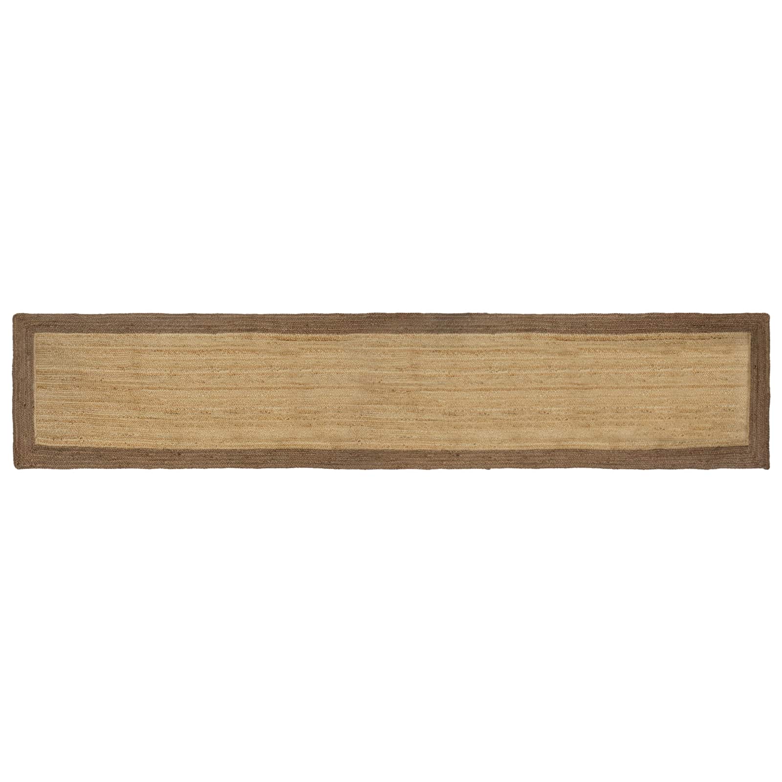 Bereichsteppiche Grau 80 x 400 cm Jute