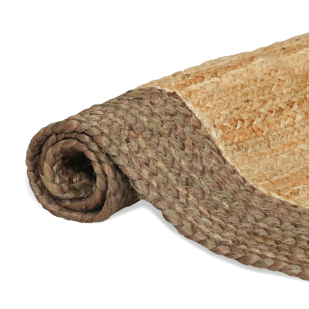 Bereichsteppiche Grau 100 x 200 cm Jute