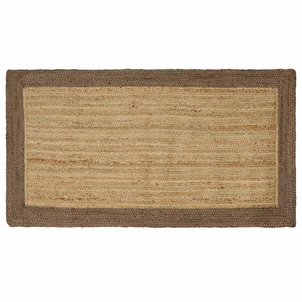 Bereichsteppiche Grau 100 x 200 cm Jute