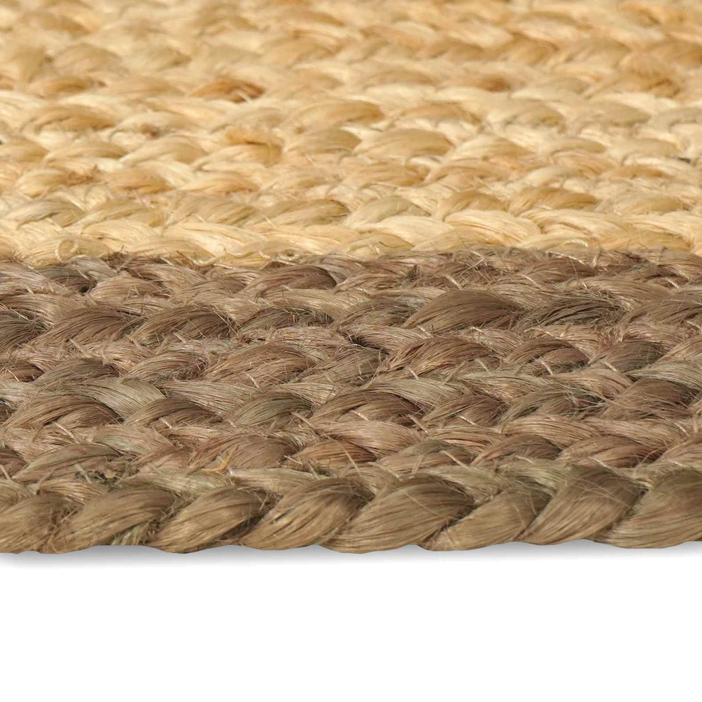 Bereichsteppiche Grau 160 x 160 cm Jute