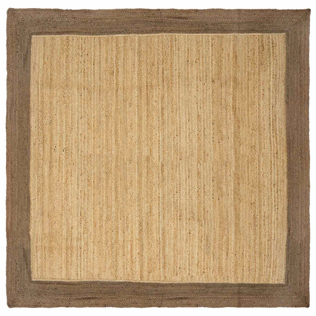 Bereichsteppiche Grau 300 x 300 cm Jute