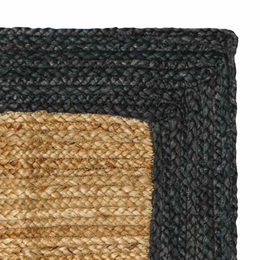 Bereichsteppiche Dunkelgrau 60 x 110 cm Jute