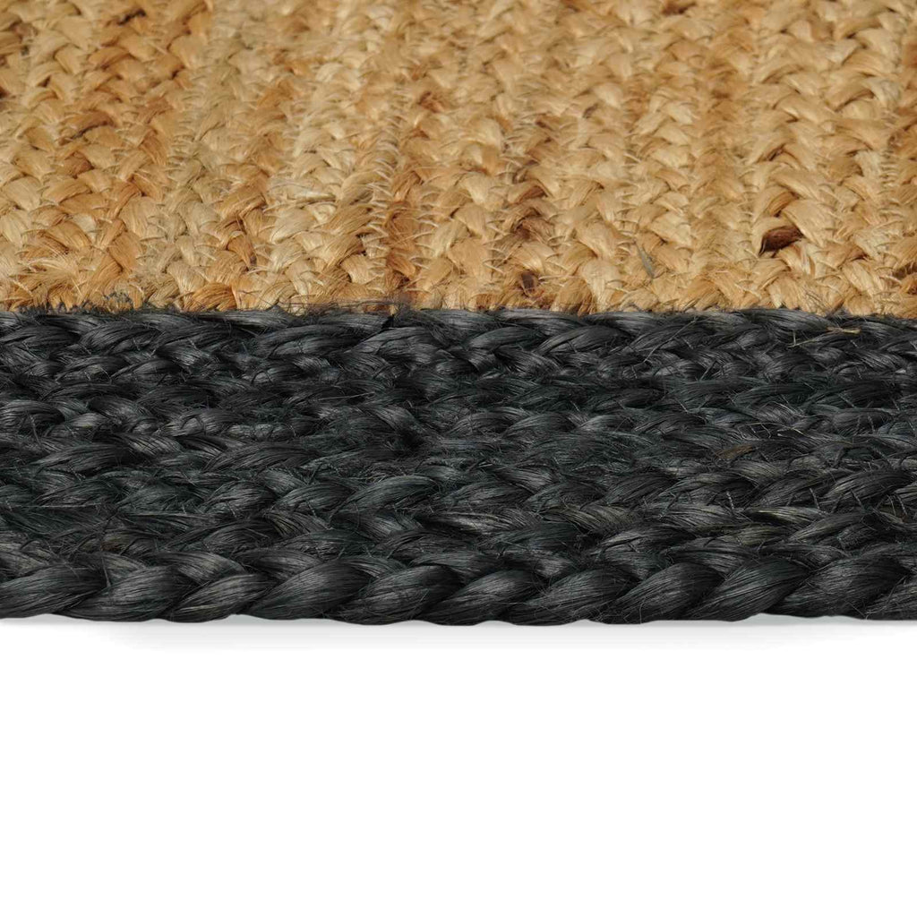 Bereichsteppiche Dunkelgrau 60 x 110 cm Jute