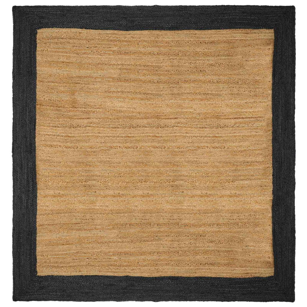 Bereichsteppiche Dunkelgrau 200 x 200 cm Jute