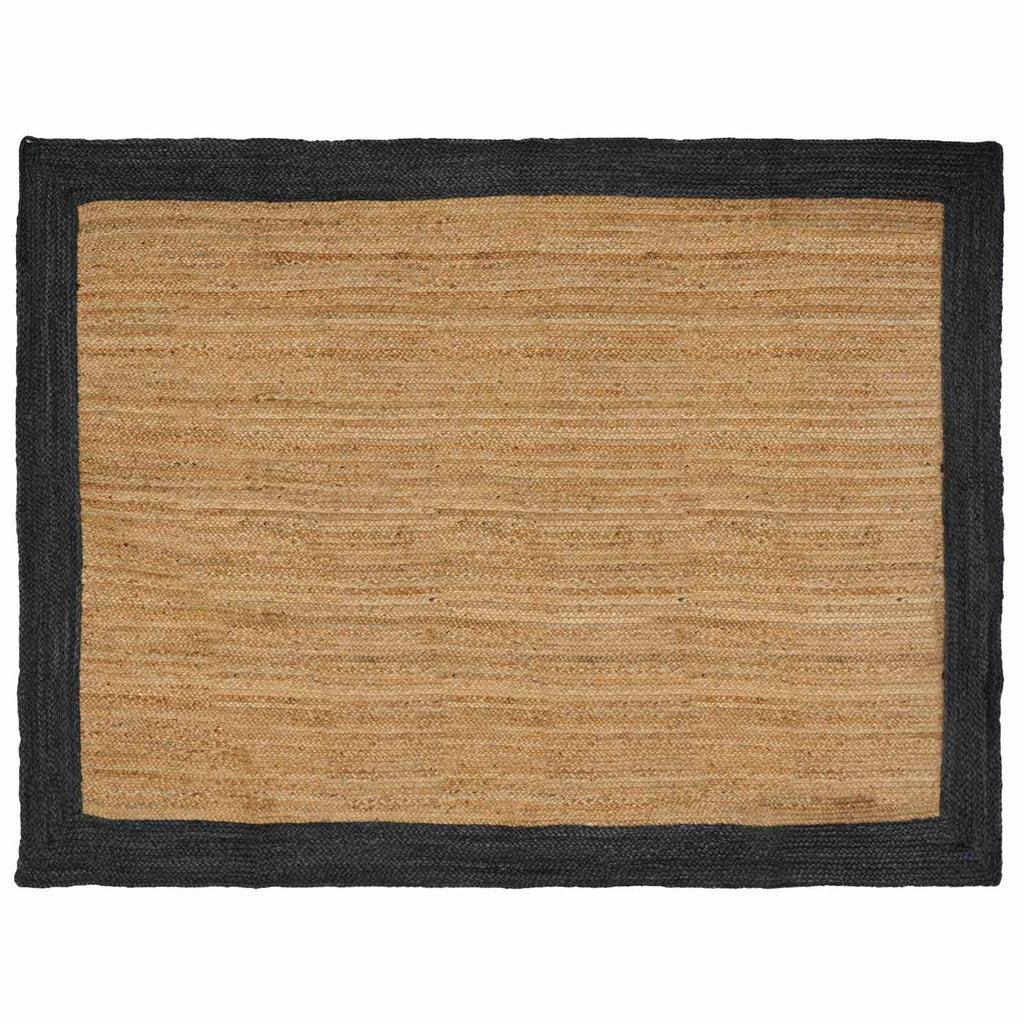 Bereichsteppiche Dunkelgrau 240 x 340 cm Jute