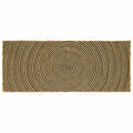 Bereichsteppiche Schwarz 80 x 200 cm Jute