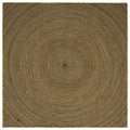 Bereichsteppiche Schwarz 240 x 240 cm Jute