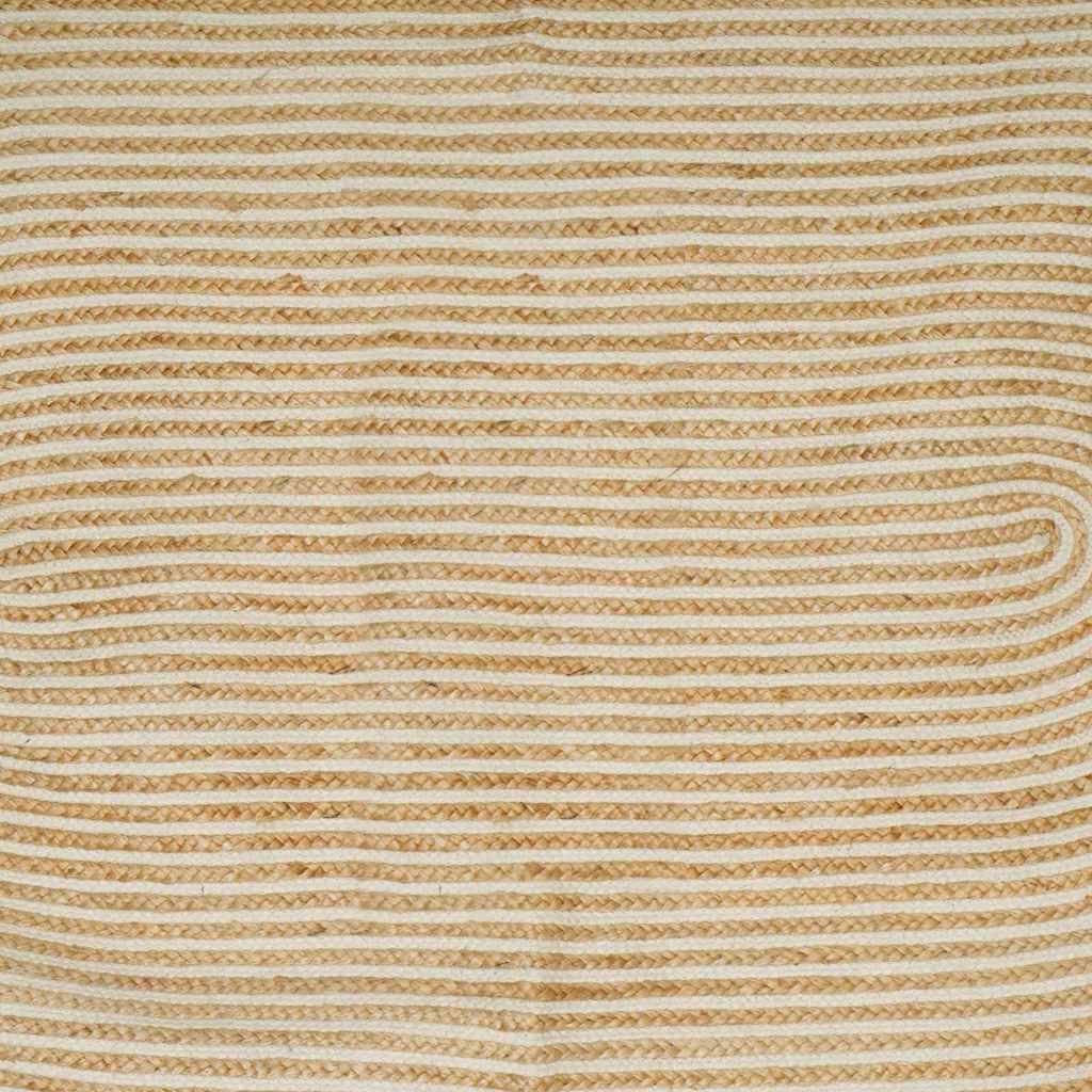 Bereichsteppiche Natürlich und Weiß 100 x 152 cm Jute