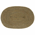 Bereichsteppiche Natürlich und Schwarz 100 x 152 cm Jute