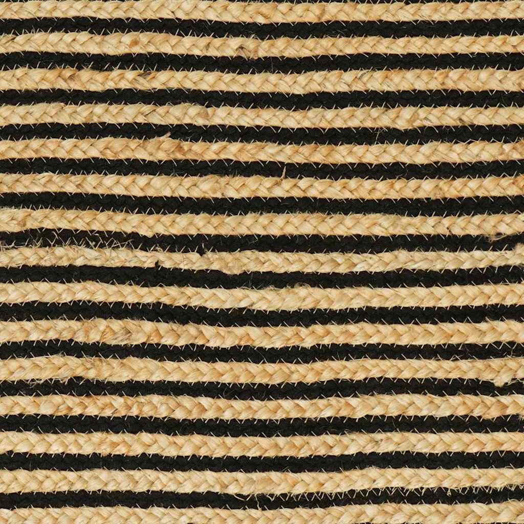 Bereichsteppiche Natürlich und Schwarz 152 x 245 cm Jute