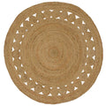 Bereichsteppiche Natur Ø 120 cm Jute