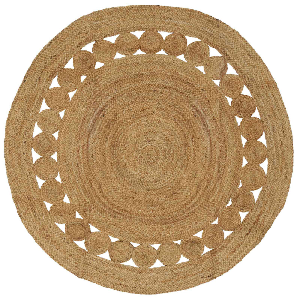 Bereichsteppiche Natur Ø 150 cm Jute