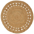 Bereichsteppiche Natur Ø 180 cm Jute