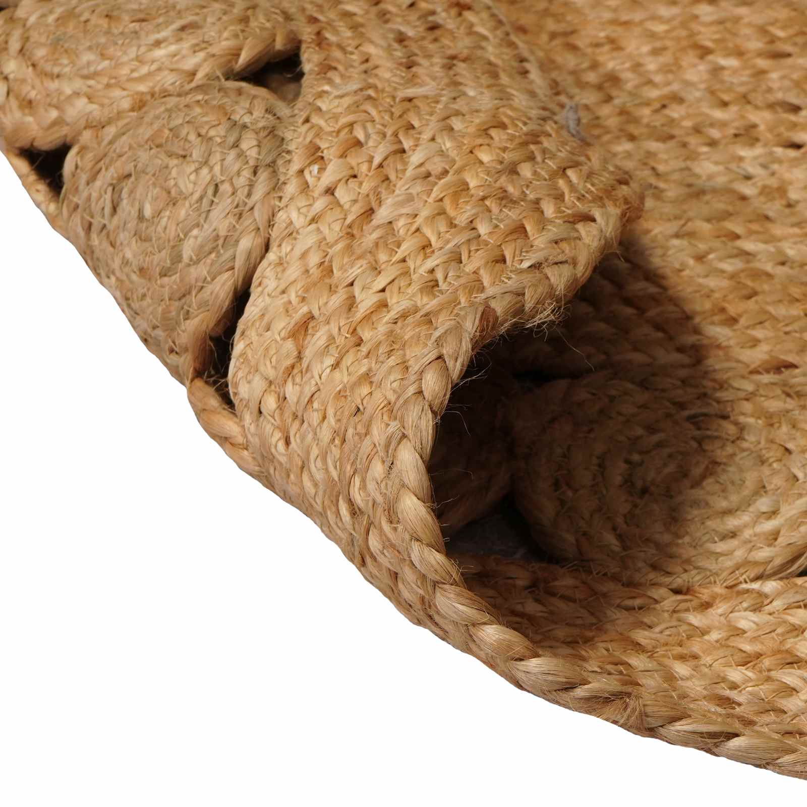 Bereichsteppiche Natur Ø 210 cm Jute