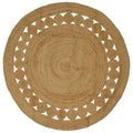Bereichsteppiche Natur Ø 210 cm Jute