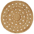 Bereichsteppiche Natur Ø 90 cm Jute