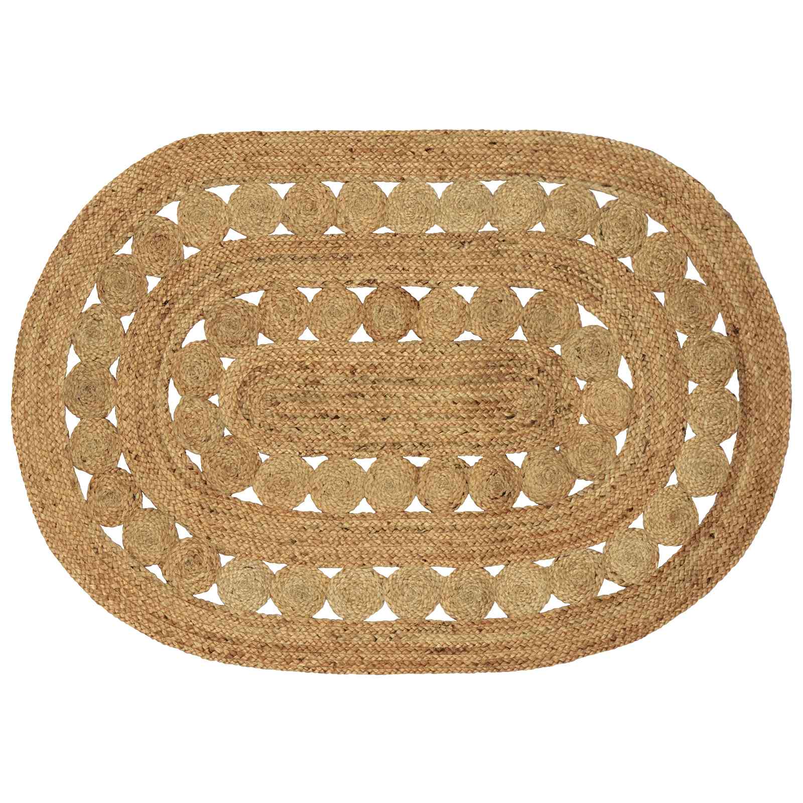 Bereichsteppiche Natur 100 x 152 cm Jute