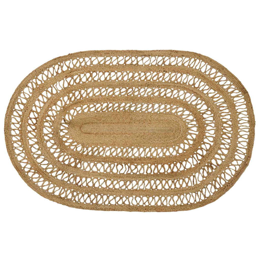 Bereichsteppiche Natur 122 x 183 cm Jute
