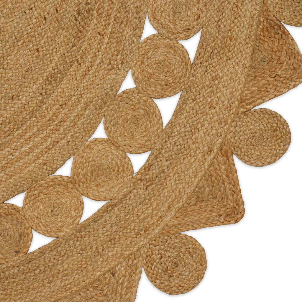 Bereichsteppiche Natur Ø 240 cm Jute