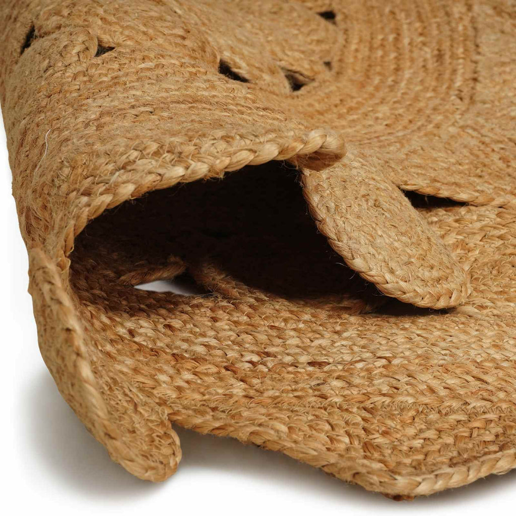 Bereichsteppiche Natur Ø 240 cm Jute