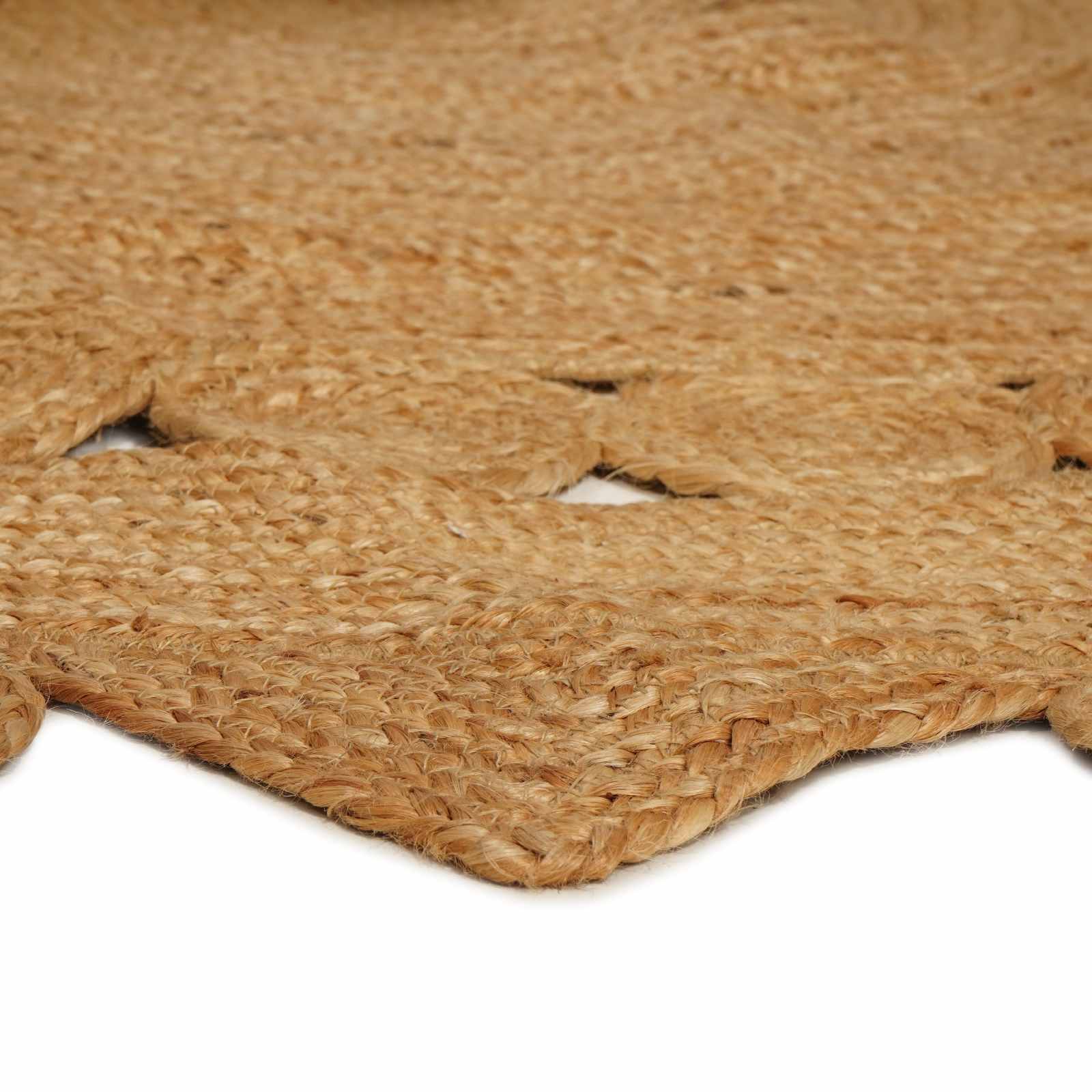 Bereichsteppiche Natur Ø 240 cm Jute