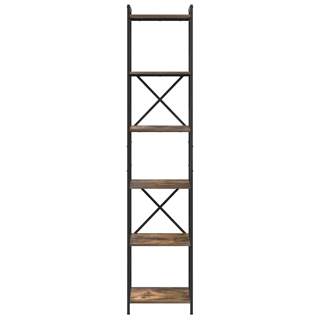 Bücherregal Geräucherte Eiche 40 x 30 x 189,5 cm Holzwerkstoff