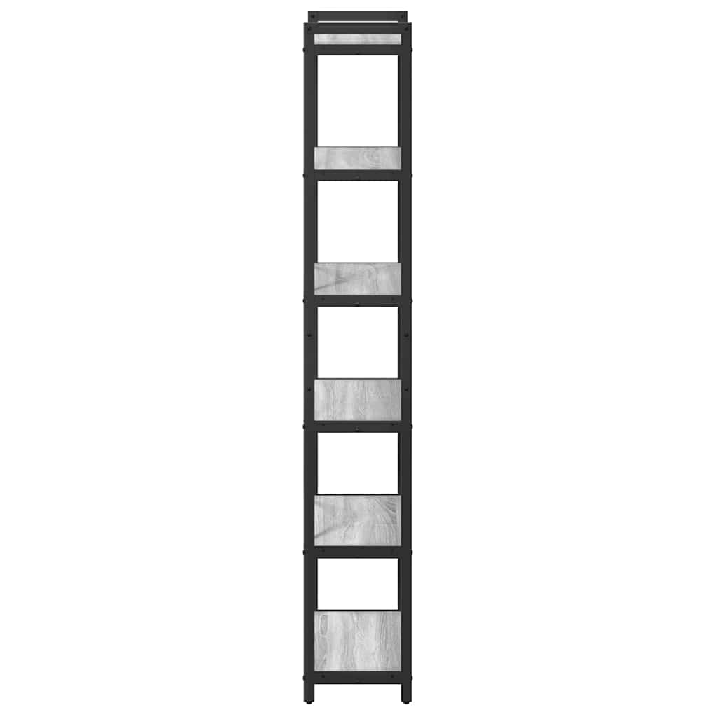 Bücherregal Grau Sonoma 40 x 30 x 189,5 cm Holzwerkstoff