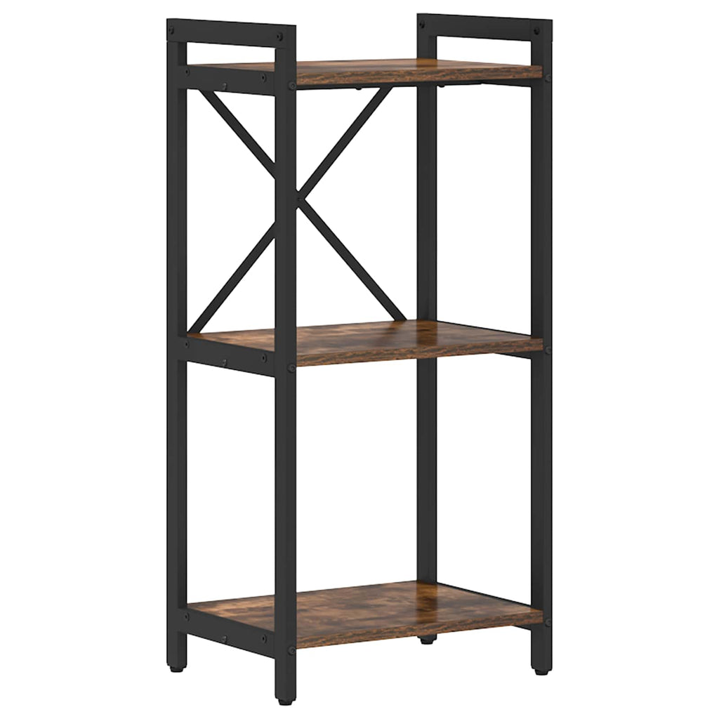 Bücherregal Geräucherte Eiche 40 x 30 x 85 cm Holzwerkstoff