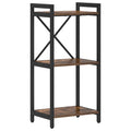 Bücherregal Geräucherte Eiche 40 x 30 x 85 cm Holzwerkstoff