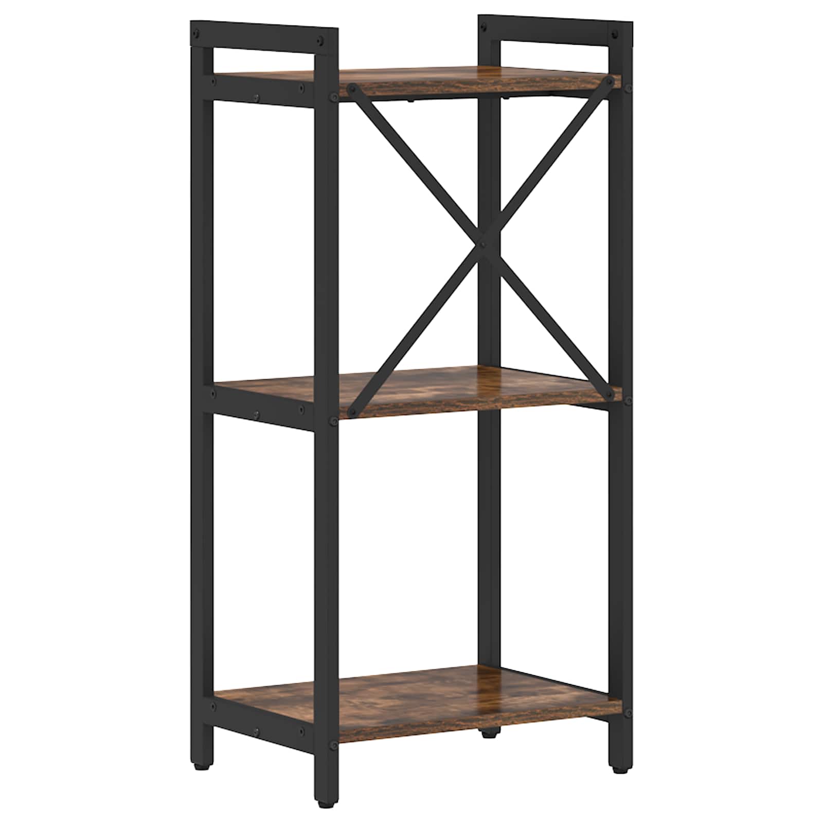 Bücherregal Geräucherte Eiche 40 x 30 x 85 cm Holzwerkstoff