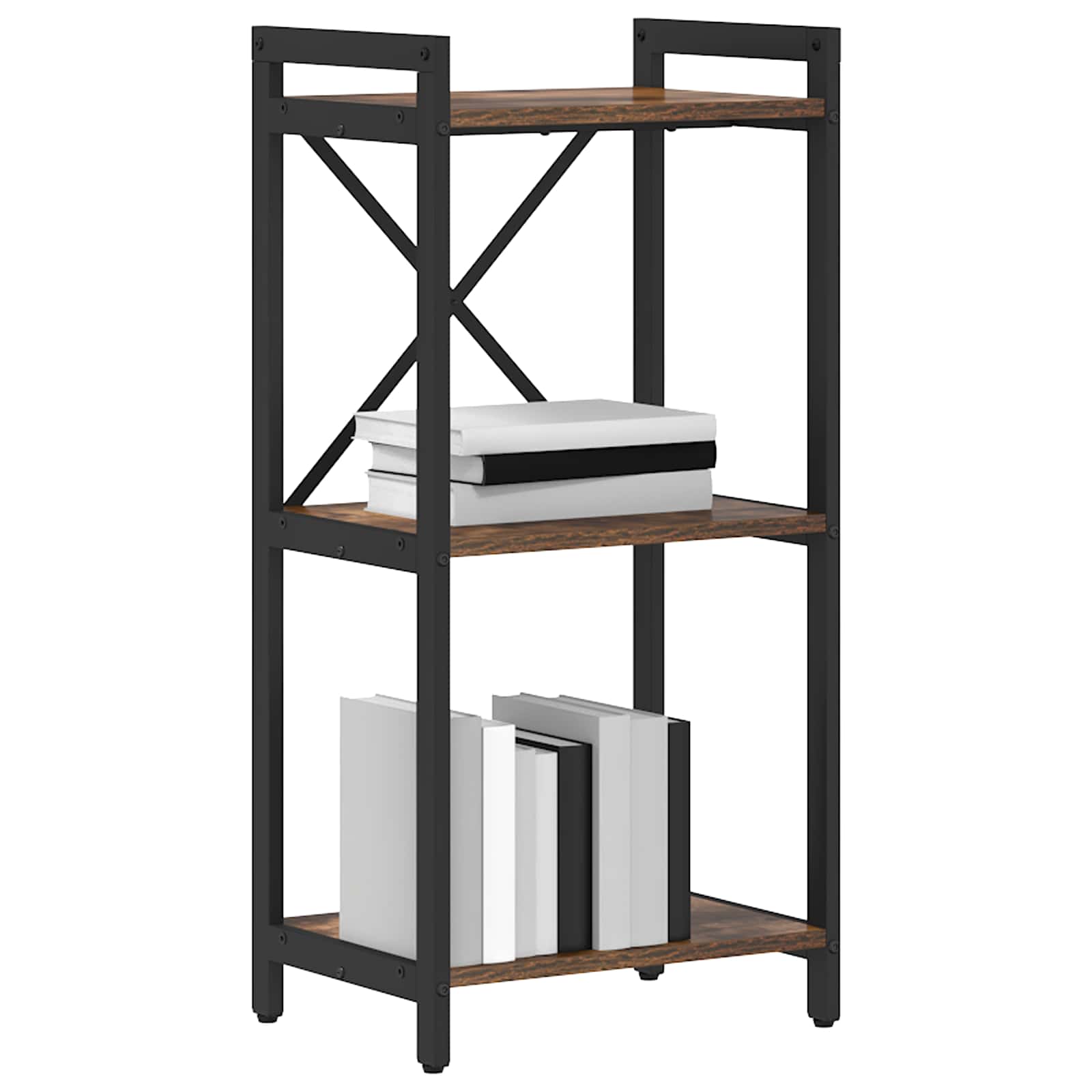 Bücherregal Geräucherte Eiche 40 x 30 x 85 cm Holzwerkstoff