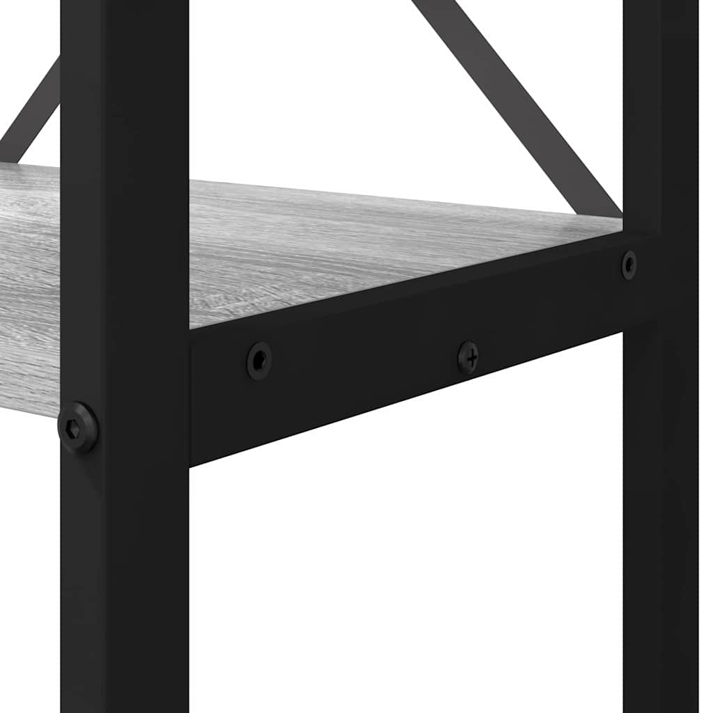 Bücherregal Grau Sonoma 60 x 30 x 189,5 cm Holzwerkstoff