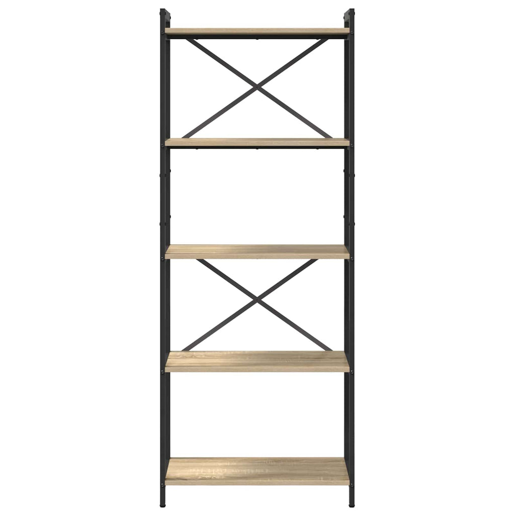 Bücherregal Sonoma-Eiche 60 x 30 x 155 cm Holzwerkstoff