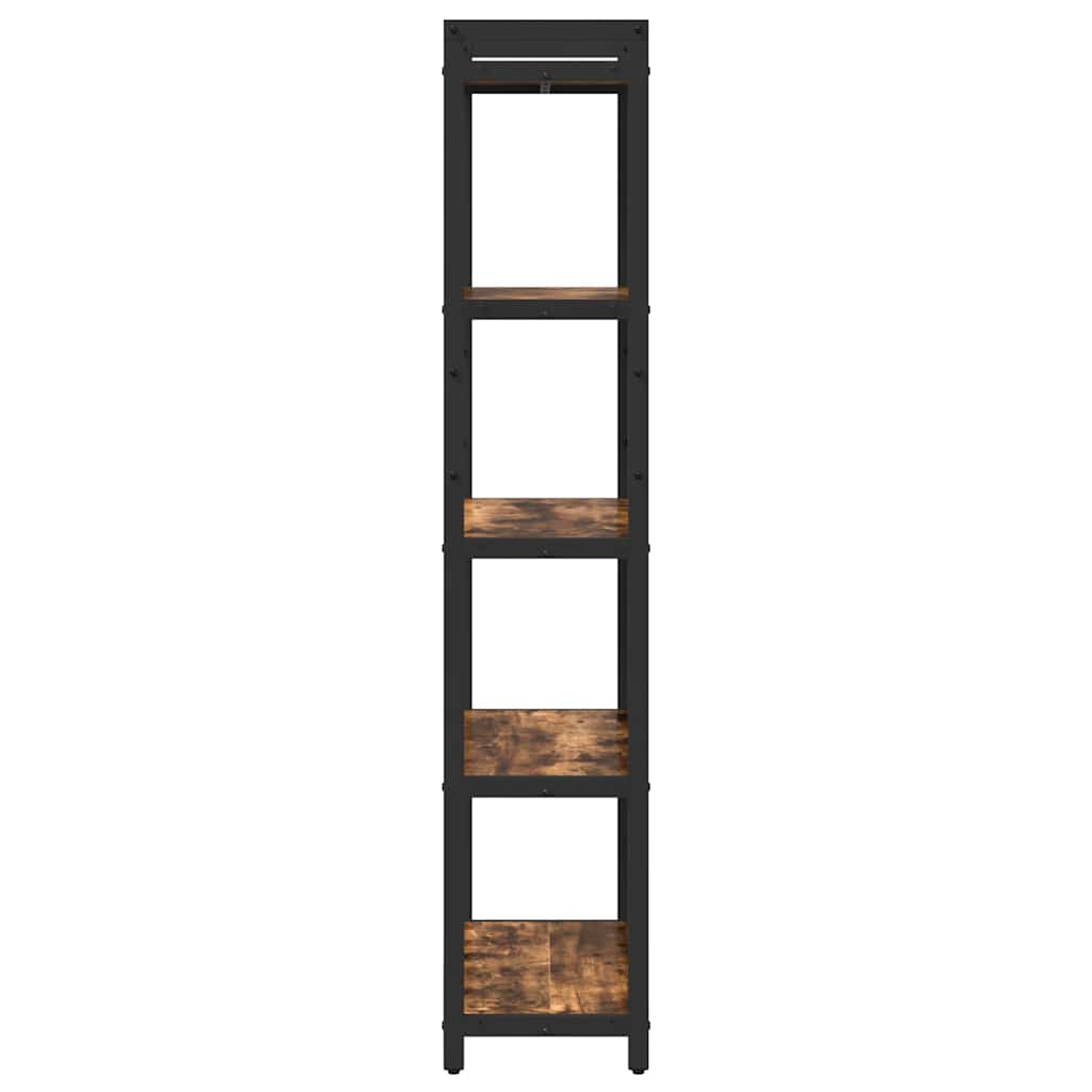 Bücherregal Geräucherte Eiche 60 x 30 x 155 cm Holzwerkstoff