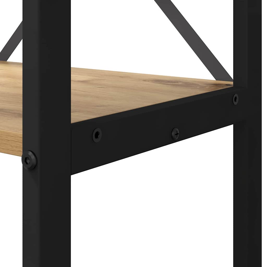 Bücherregal Artisan-Eiche 60 x 30 x 155 cm Holzwerkstoff
