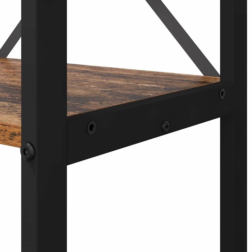 Bücherregal Altholz 60 x 30 x 120 cm Holzwerkstoff