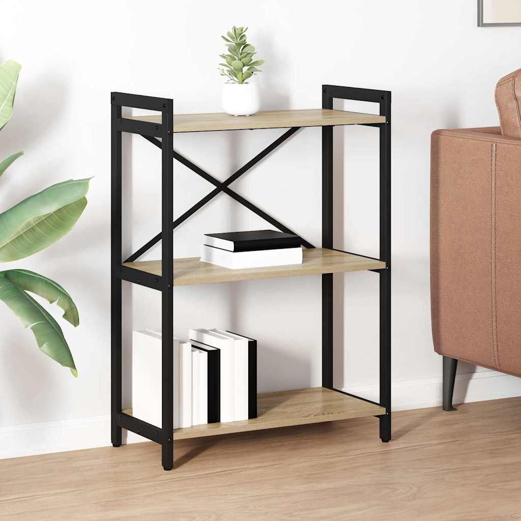 Bücherregal Sonoma-Eiche 60 x 30 x 85 cm Holzwerkstoff