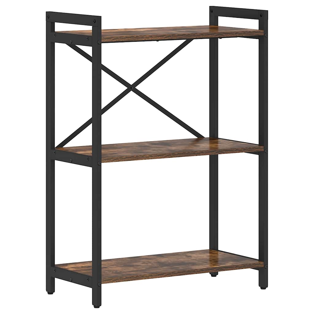 Bücherregal Geräucherte Eiche 60 x 30 x 85 cm Holzwerkstoff