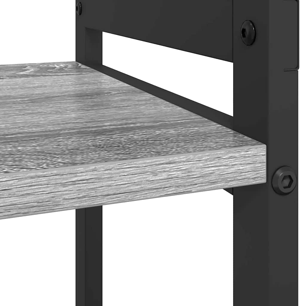 Bücherregal Grau Sonoma 60 x 30 x 85 cm Holzwerkstoff