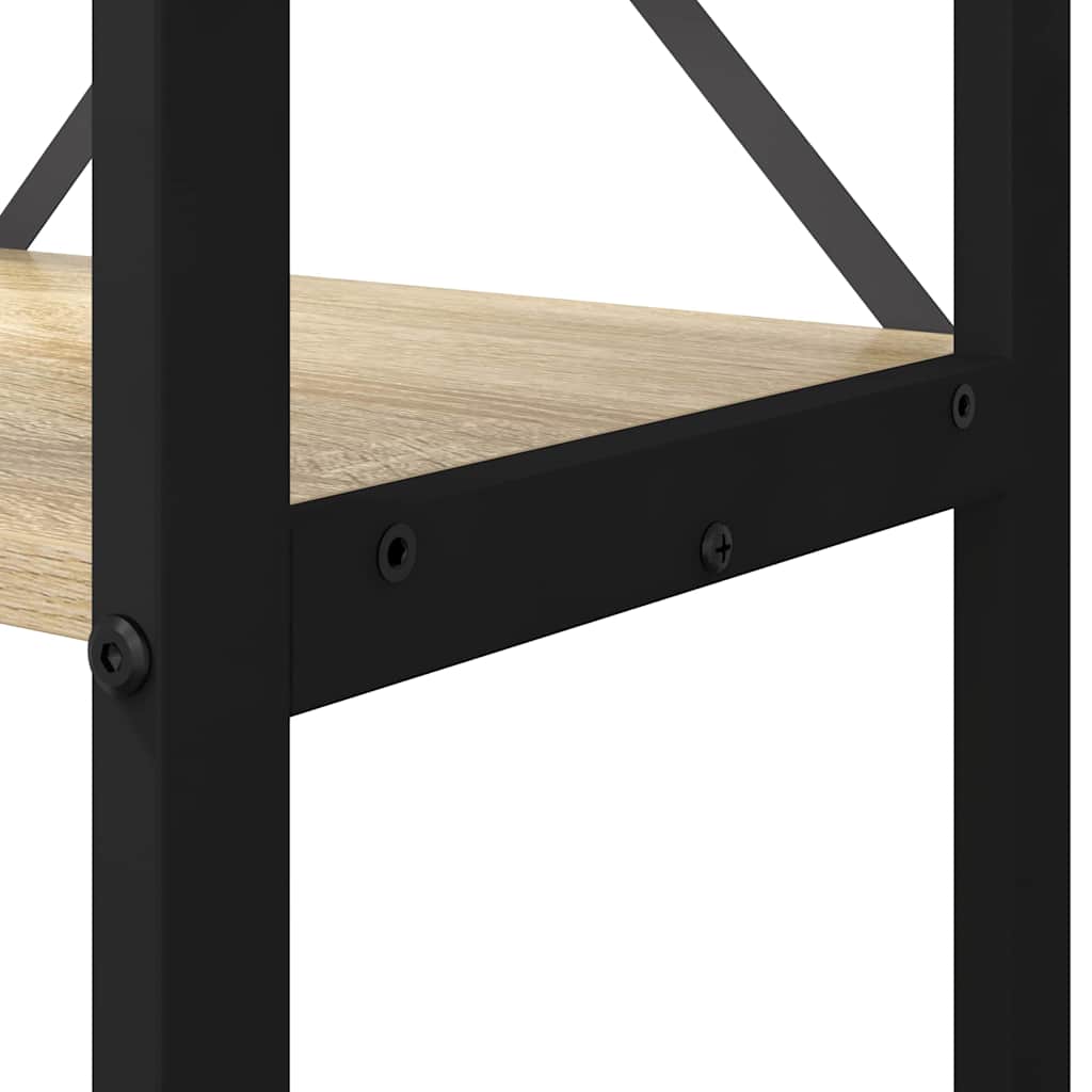 Bücherregal Sonoma-Eiche 80 x 30 x 189,5 cm Holzwerkstoff
