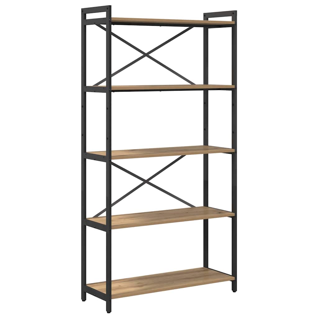Bücherregal Artisan-Eiche 80 x 30 x 155 cm Holzwerkstoff