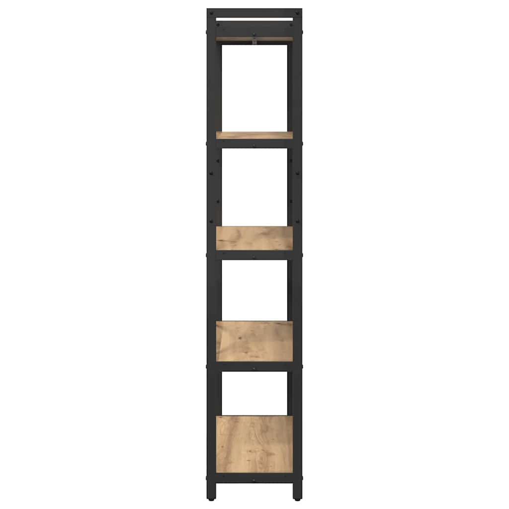 Bücherregal Artisan-Eiche 80 x 30 x 155 cm Holzwerkstoff