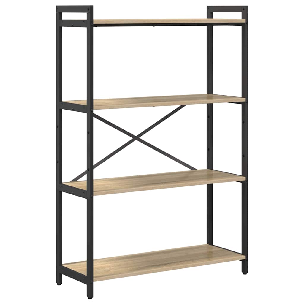 Bücherregal Sonoma-Eiche 80 x 30 x 120 cm Holzwerkstoff