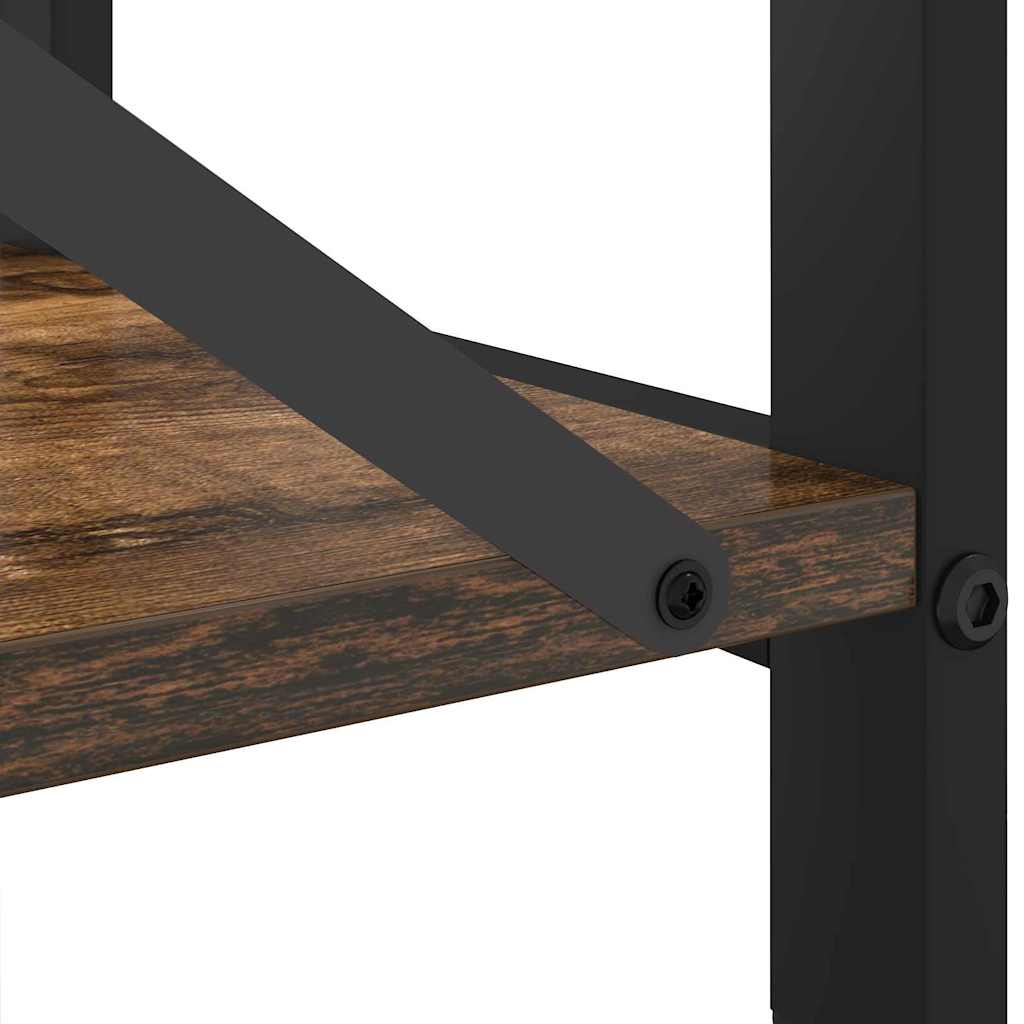 Bücherregal Geräucherte Eiche 80 x 30 x 85 cm Holzwerkstoff