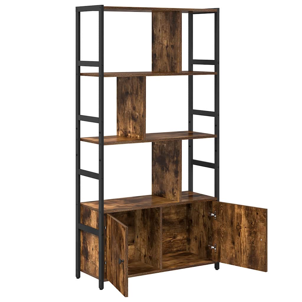 Bücherregal Geräucherte Eiche 80 x 30 x 155,5 cm Holzwerkstoff