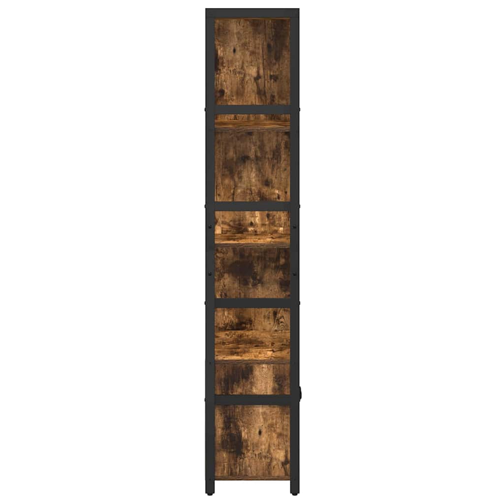 Bücherregal Geräucherte Eiche 80 x 30 x 155,5 cm Holzwerkstoff
