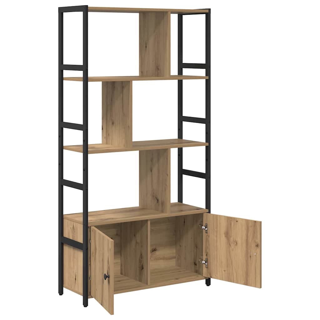 Bücherregal Artisan-Eiche 80 x 30 x 155,5 cm Holzwerkstoff