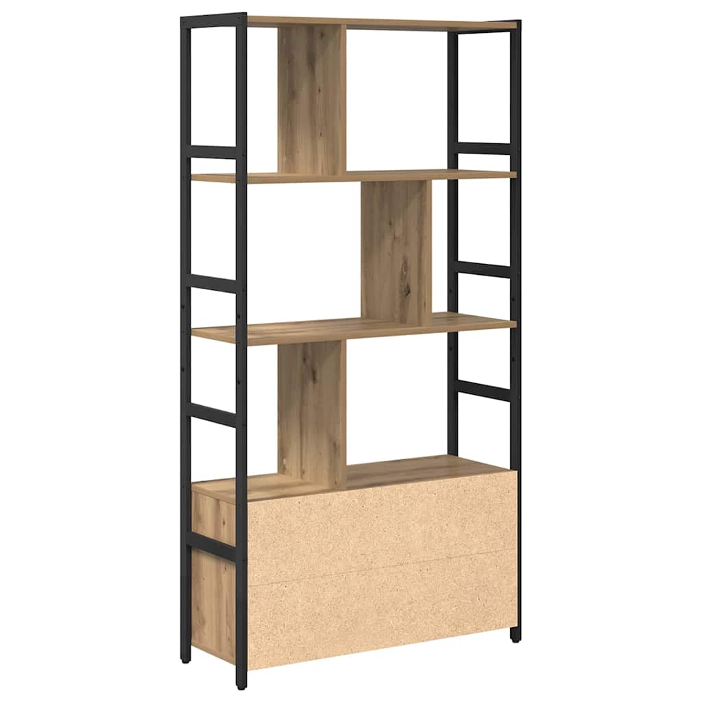 Bücherregal Artisan-Eiche 80 x 30 x 155,5 cm Holzwerkstoff
