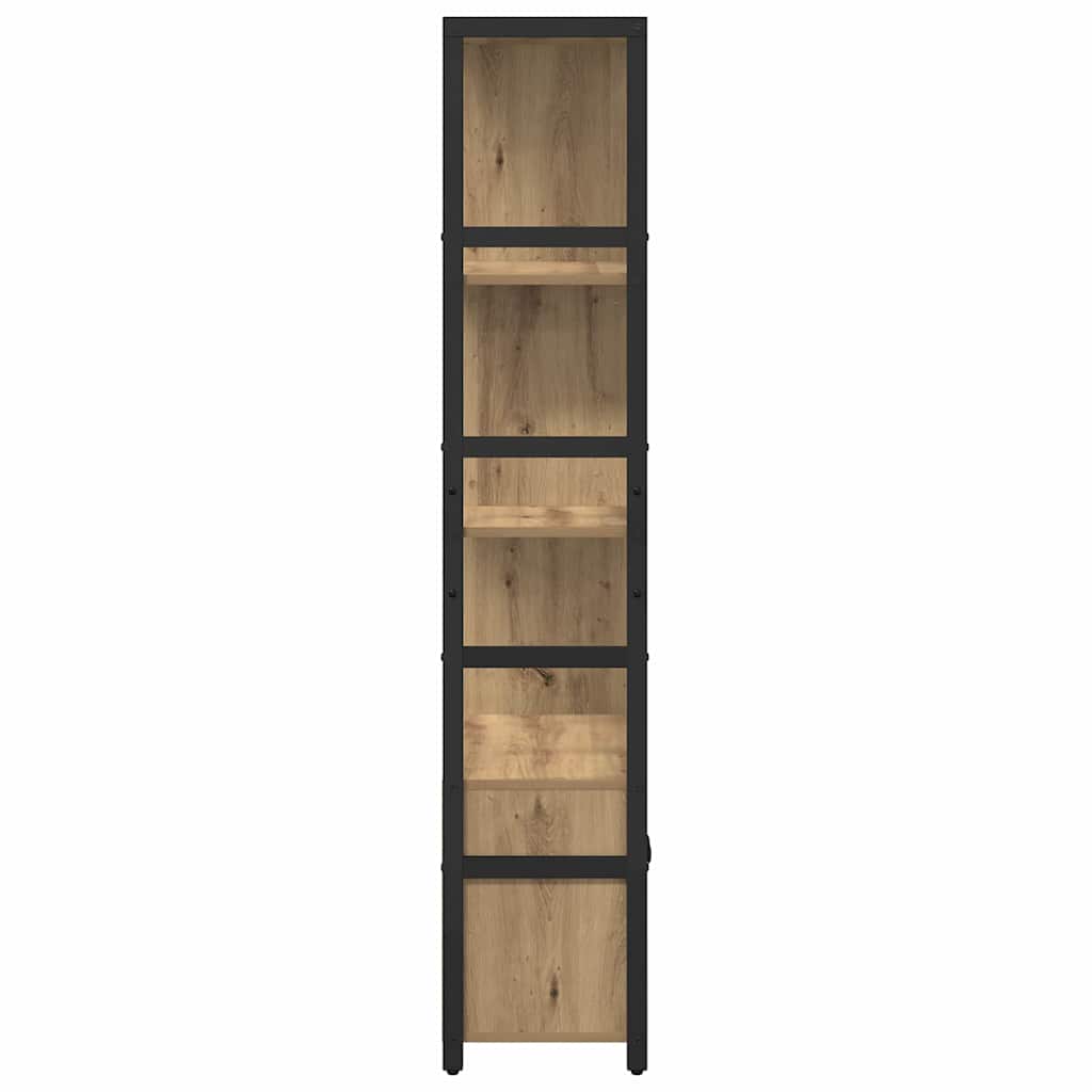 Bücherregal Artisan-Eiche 80 x 30 x 155,5 cm Holzwerkstoff